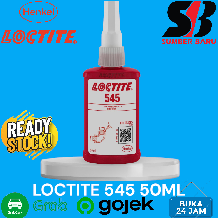 

LEM 545 Thread Sealant 50ml - Lem 545 50 ML Pengunci Ulir Pipa Besi