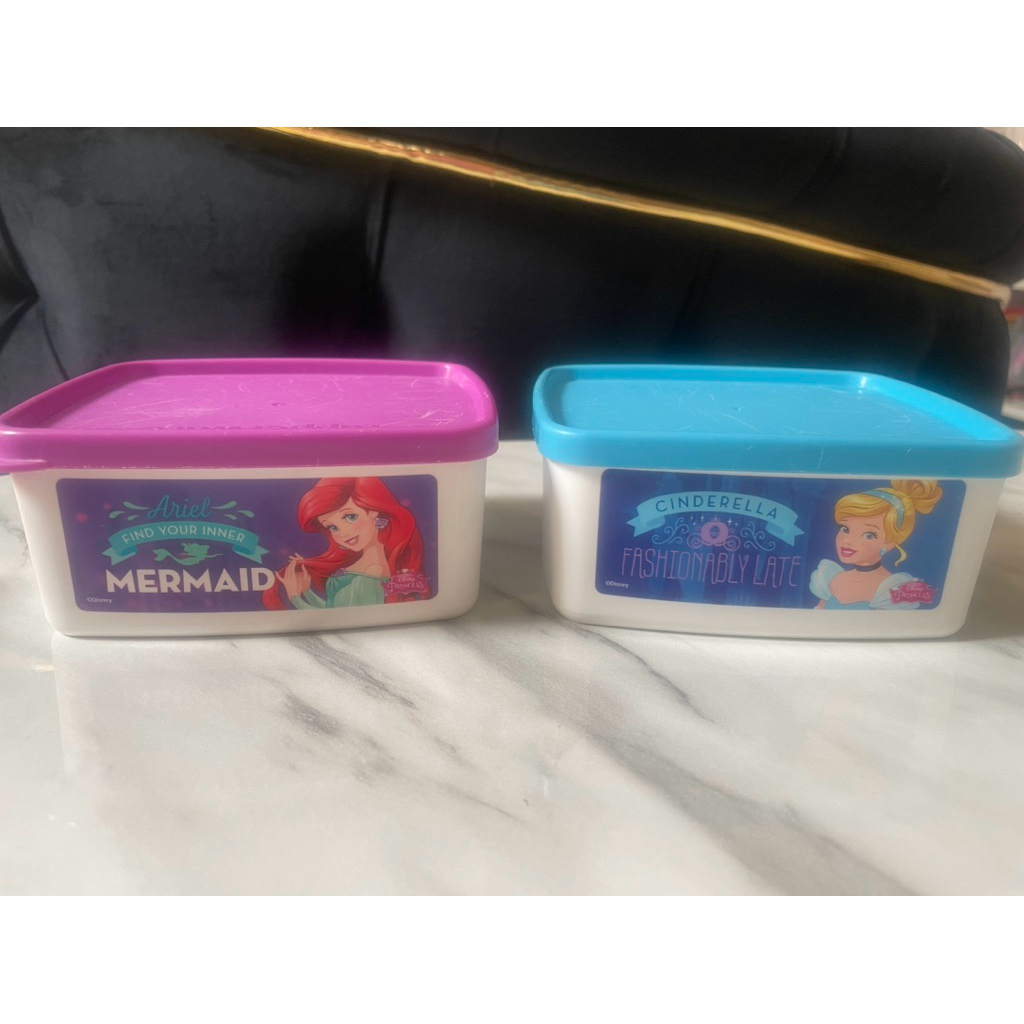 preloved kotak makan tupperware princess original