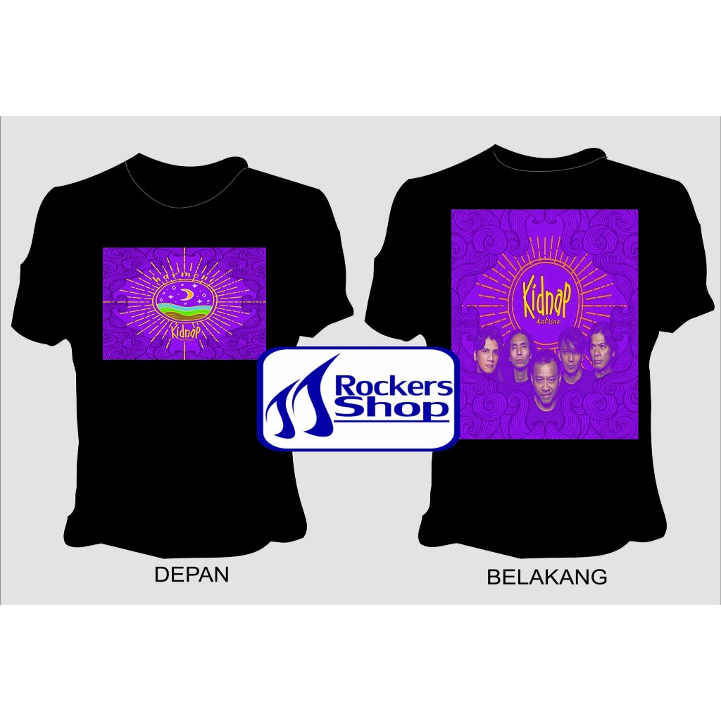KAOS KIDNAP KATRINA LOGO UNGU ANANG HERMANSYAH BAND ROCK LAWAS LEGENDA