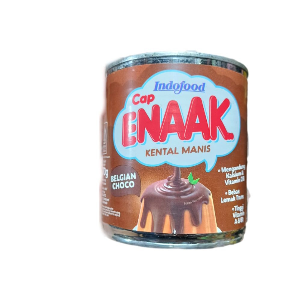 

Susu Krimer Kental Manis Coklat Cap Enaak Enak Kaleng Cokelat 370gr Indofood