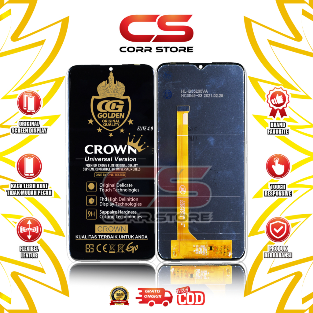 LCD TOUCHSCREEN ADVAN G9 / G9 PRO ORIGINAL FULLSET BIG GLASS COMPLETE