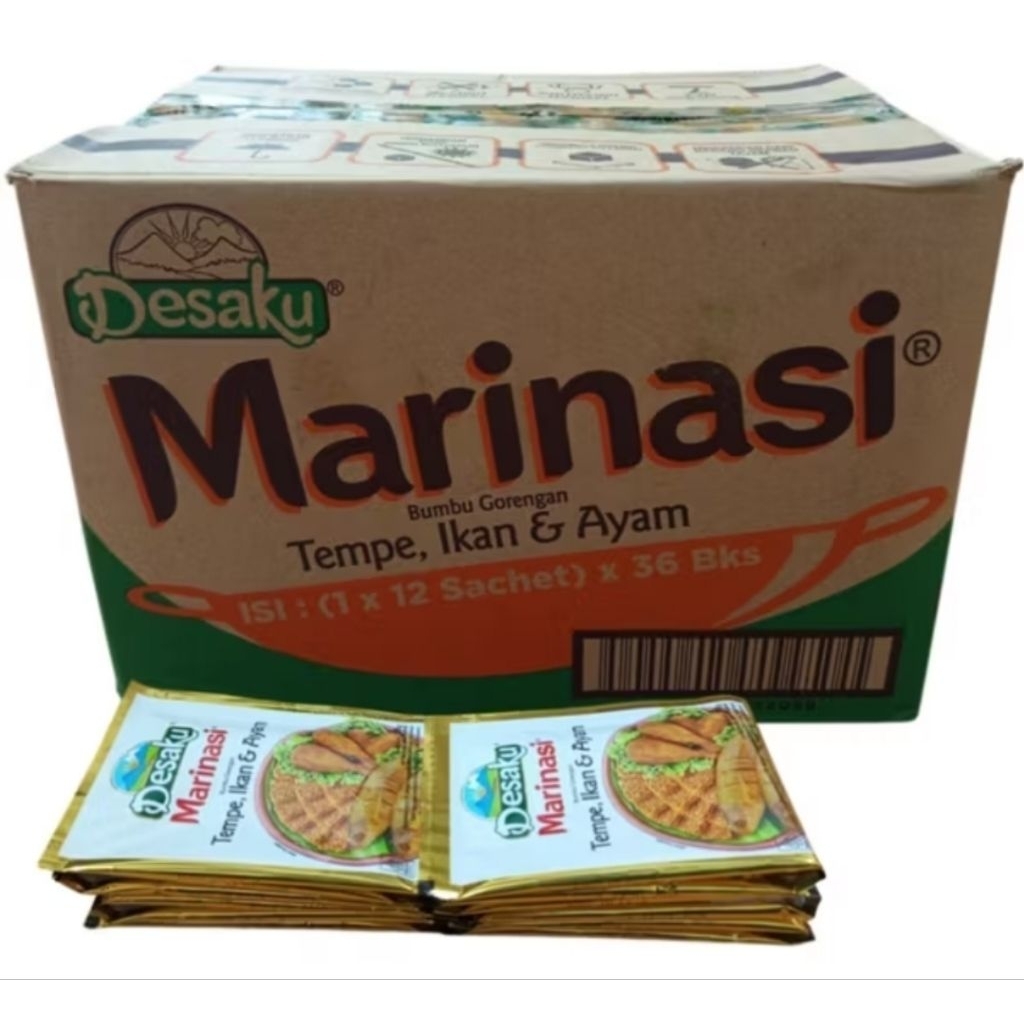 

Bumbu Marinasi Desaku 1 Dus ( 36 Pak x 12 Sachet )