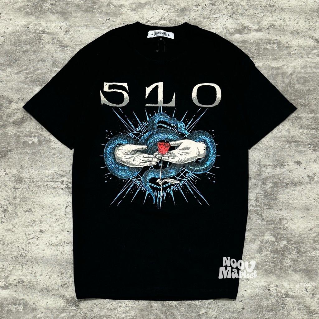 NOOV MUSIC Tshirt Baju Kaos 510 - Live At Flower City Fest Tshirt - Black | Official Merchandise