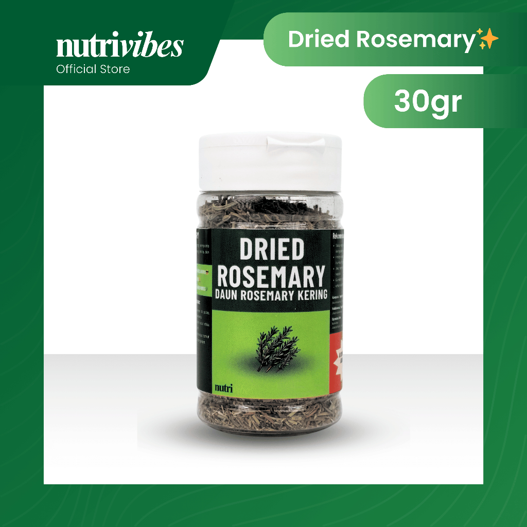 

Rosemary Kering / Dried Rosemary 30gr - Nutrivibes