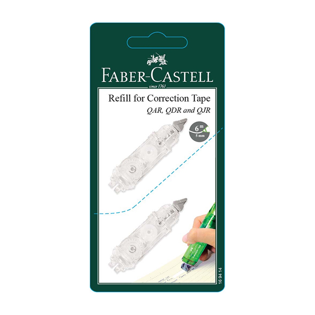 

Tip-Ex Kertas | Refill Correction Faber-Castell 169414 for QAR - QDR - QJR & Chameleon