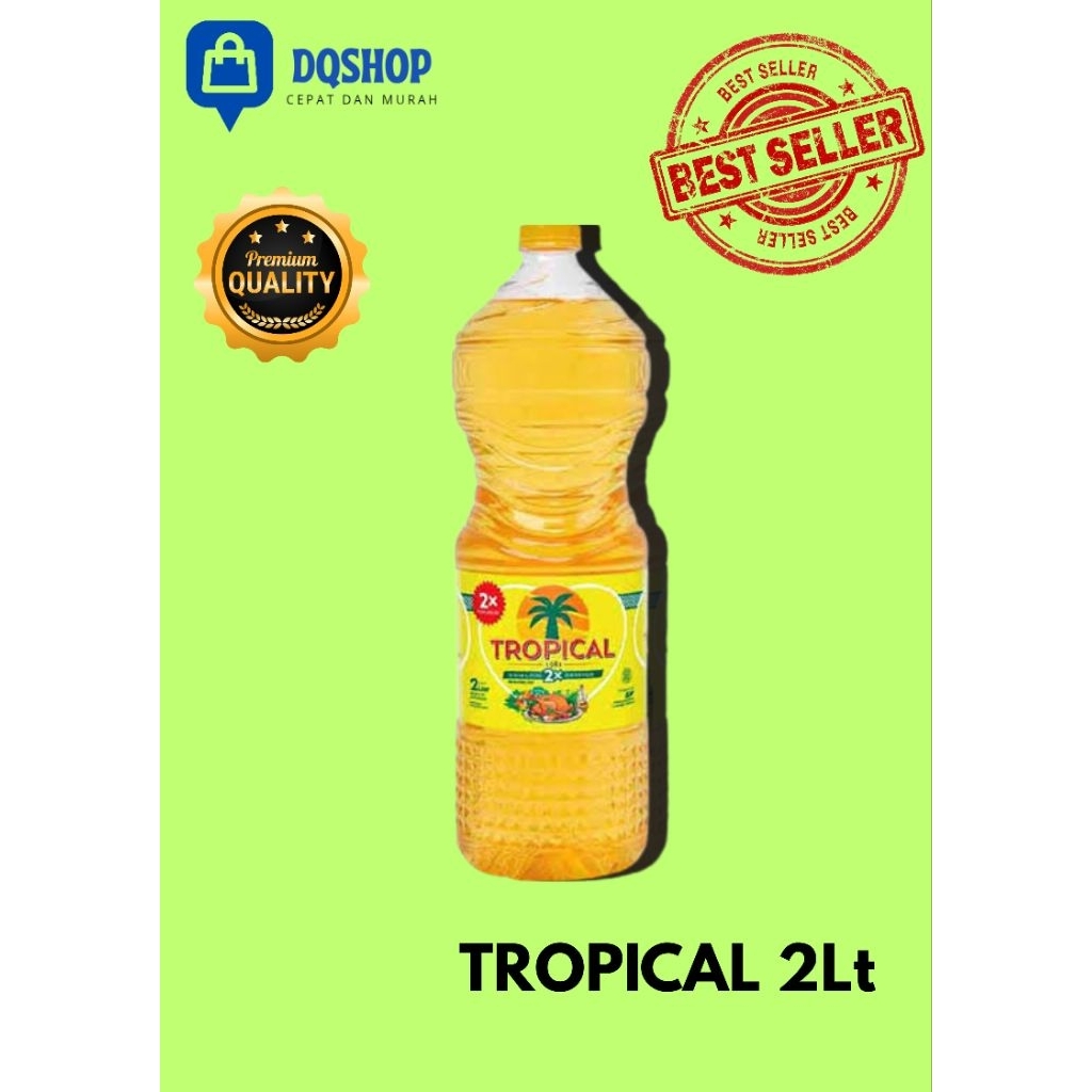 

MINYAK GORENG TROPICAL BOTOL 2LT•Minyak goreng botol•minyak goreng 2lt•minyak goreng murah