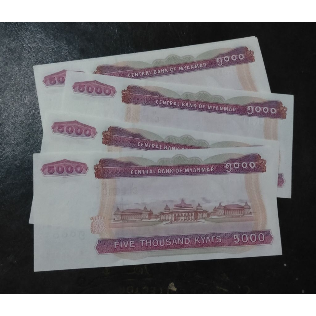 uang myanmar 5000 kyats