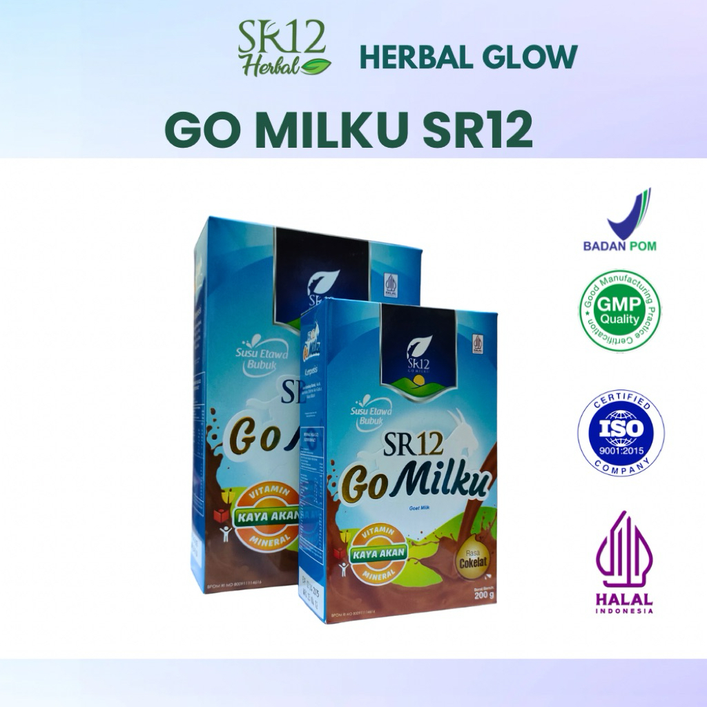 

Sr12 Go Milku Susu Kambing Etawa Halal Original Kemasan 200gr & 600gr