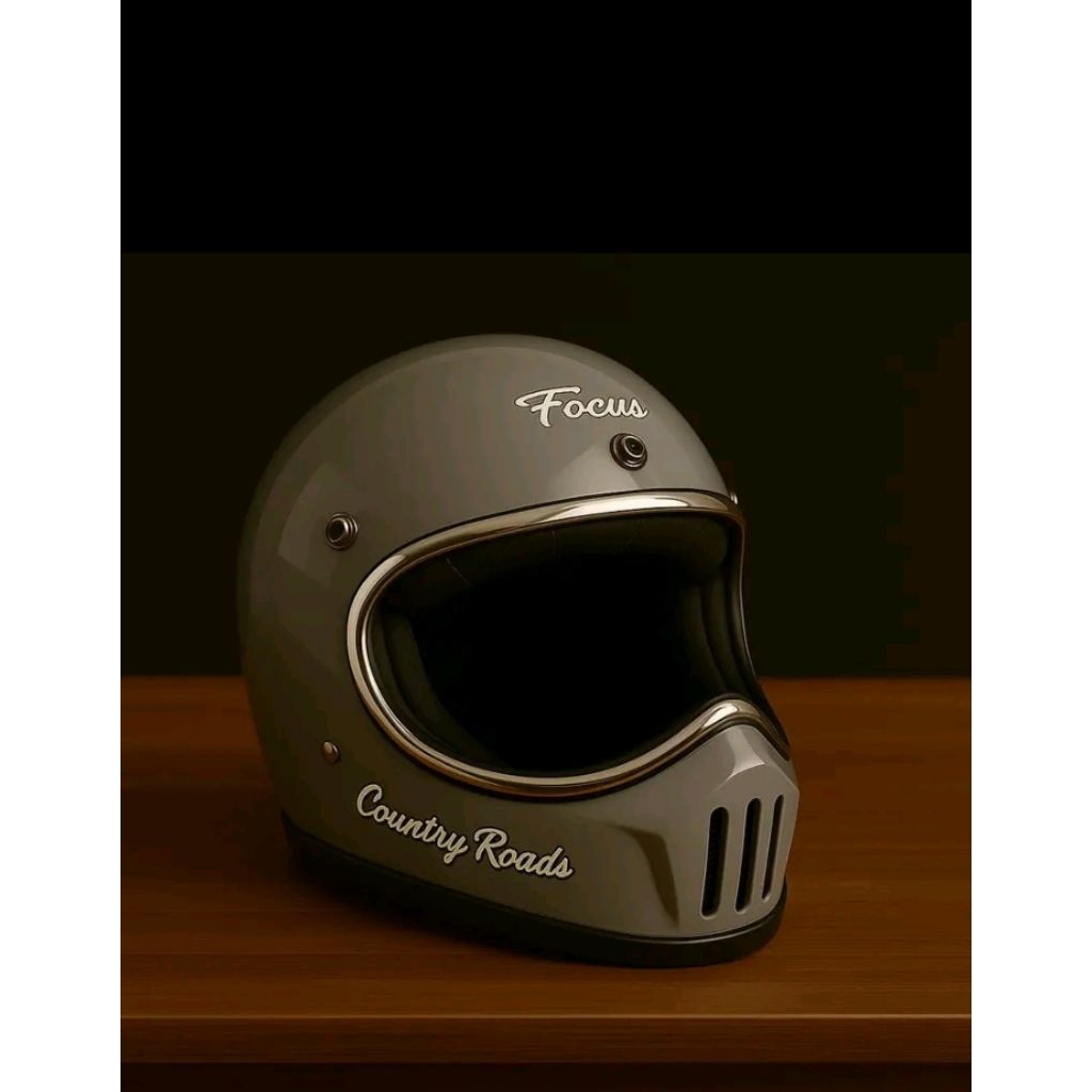 Focus Helm Retro Cakil Custom Original
