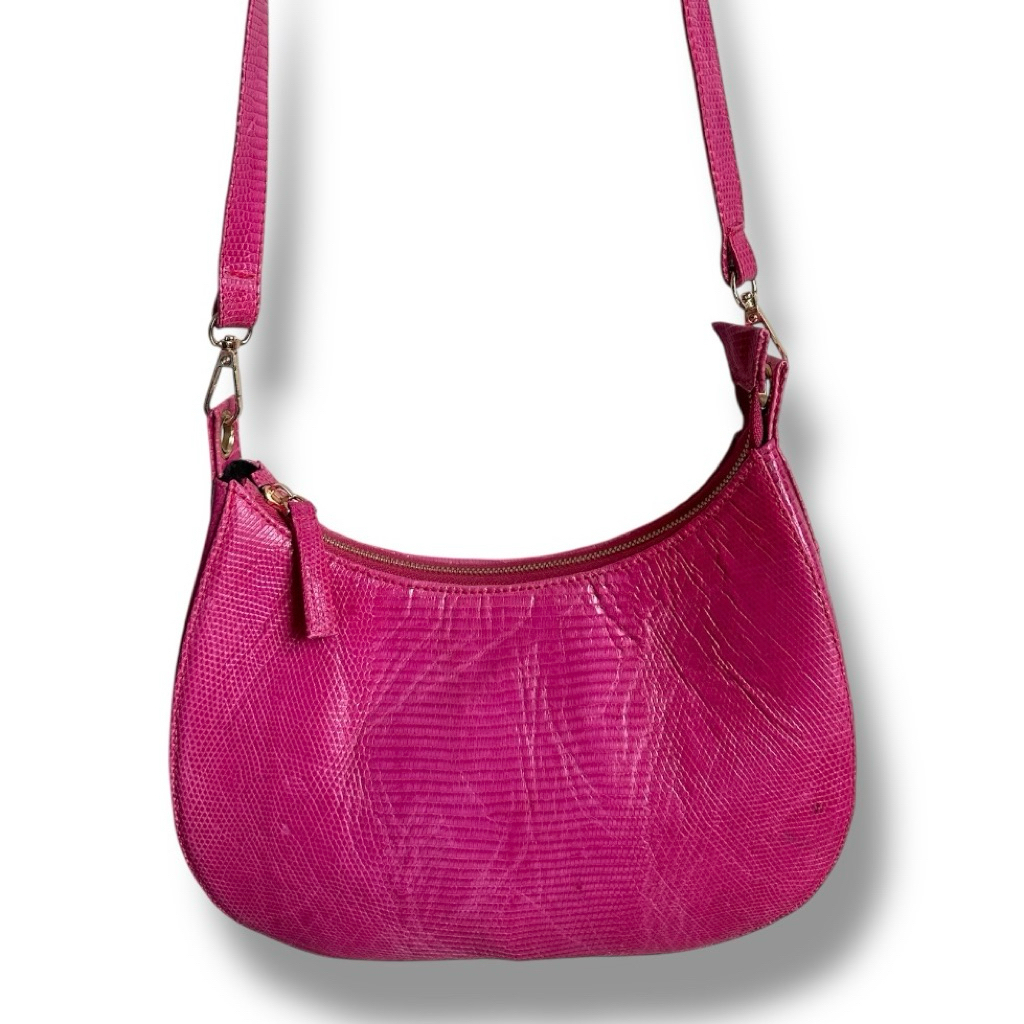 SLING BAG TAS SELEMPANG FANTA PINK GLOSSY