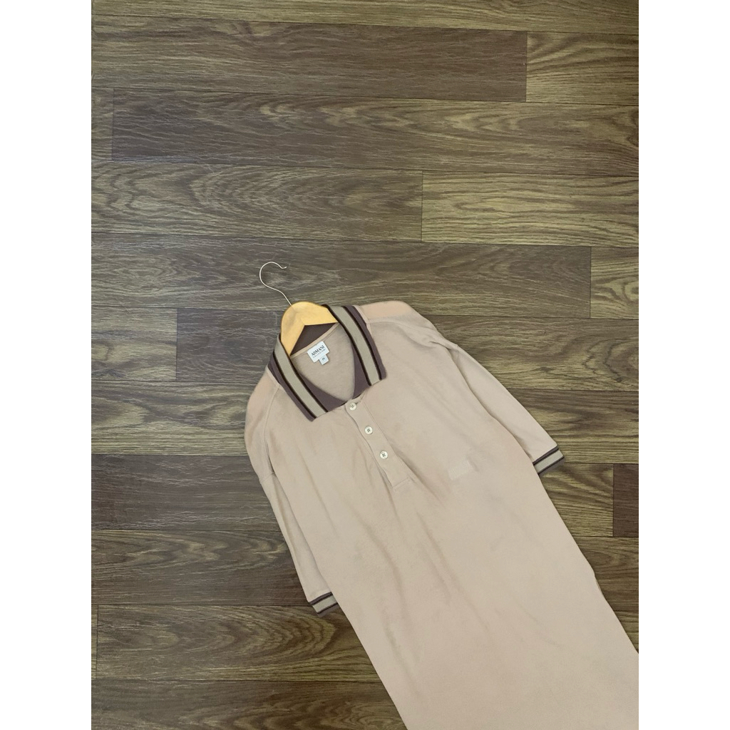 Kaos Kerah ARMANI COLLEZION Branded Italian Vintage Polo Shirt