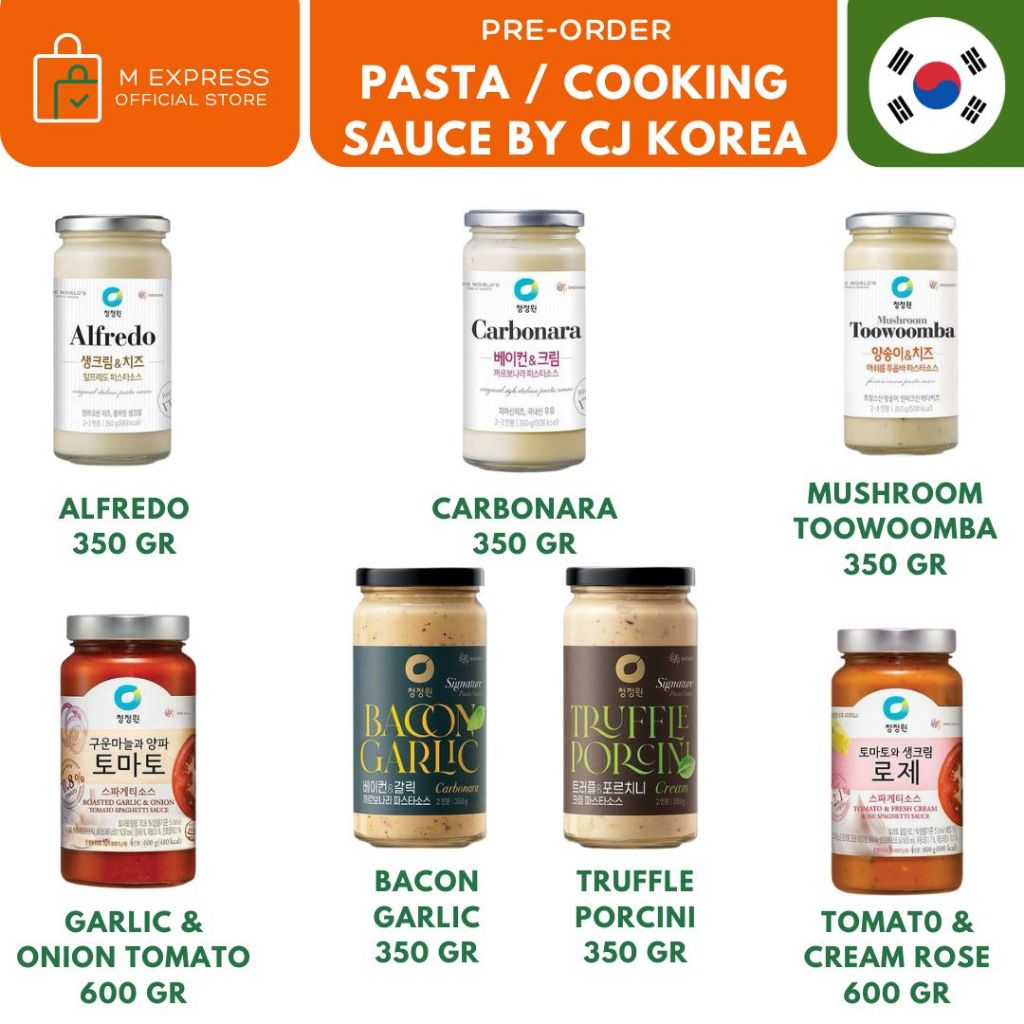 

[M EXPRESS] CJ KOREA SAUCE- Aneka saus pasta / saos masak