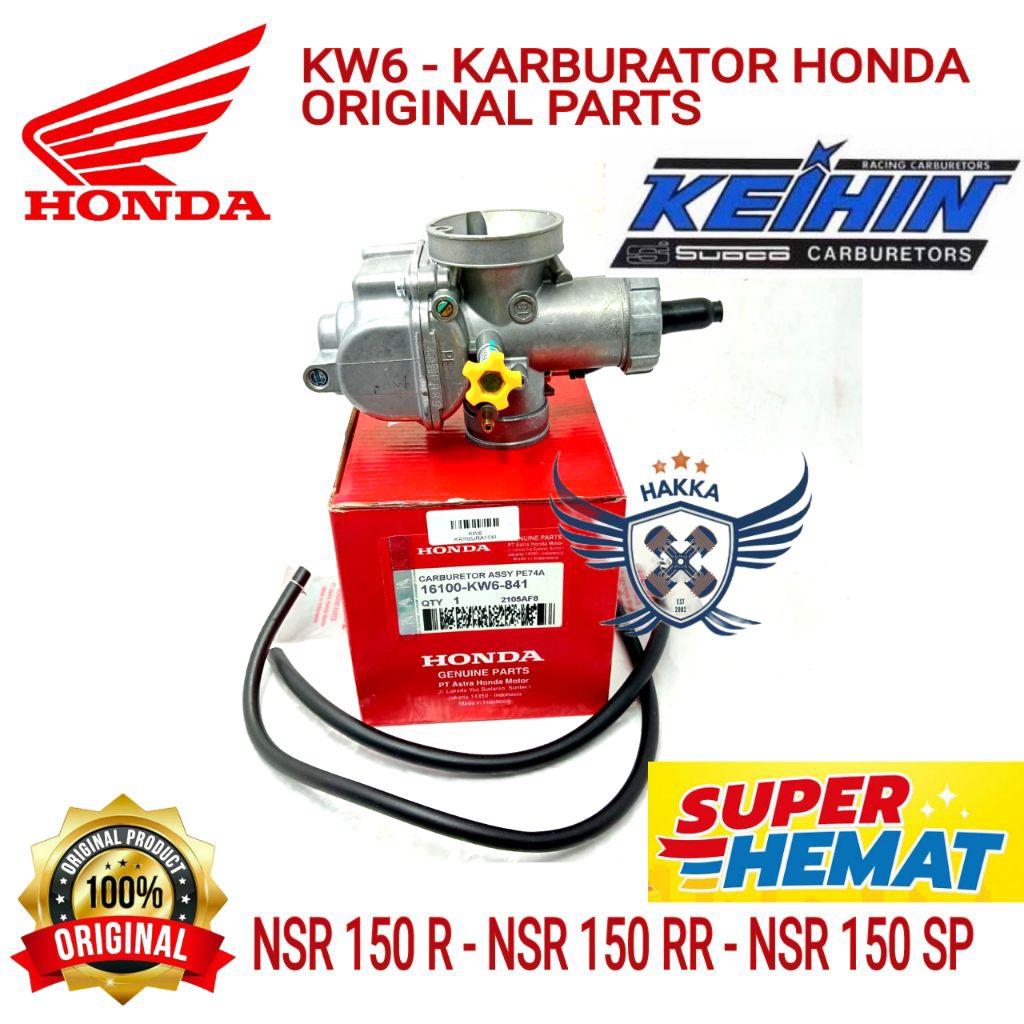 KW6 ORIGINAL KARBURATOR HONDA NSR 150R, KARBURATOR HONDA NSR 150RR, KARBURATOR HONDA NSR 150SP, KARB