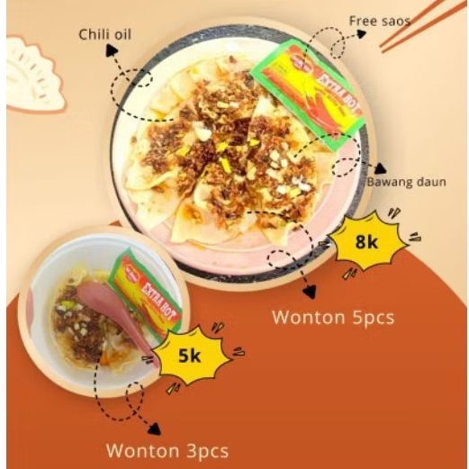 

Wonton Chili Oil Frozen//pangsit Chili oil//Wonton ayam//Frozen pangsit ayam