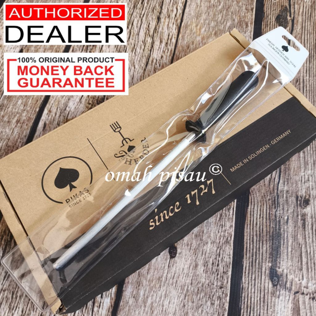 Sharpening steel 1122-8 pengasah pisau F. Herder Abr. Sohn cap garpu don carlos original 8" made in 