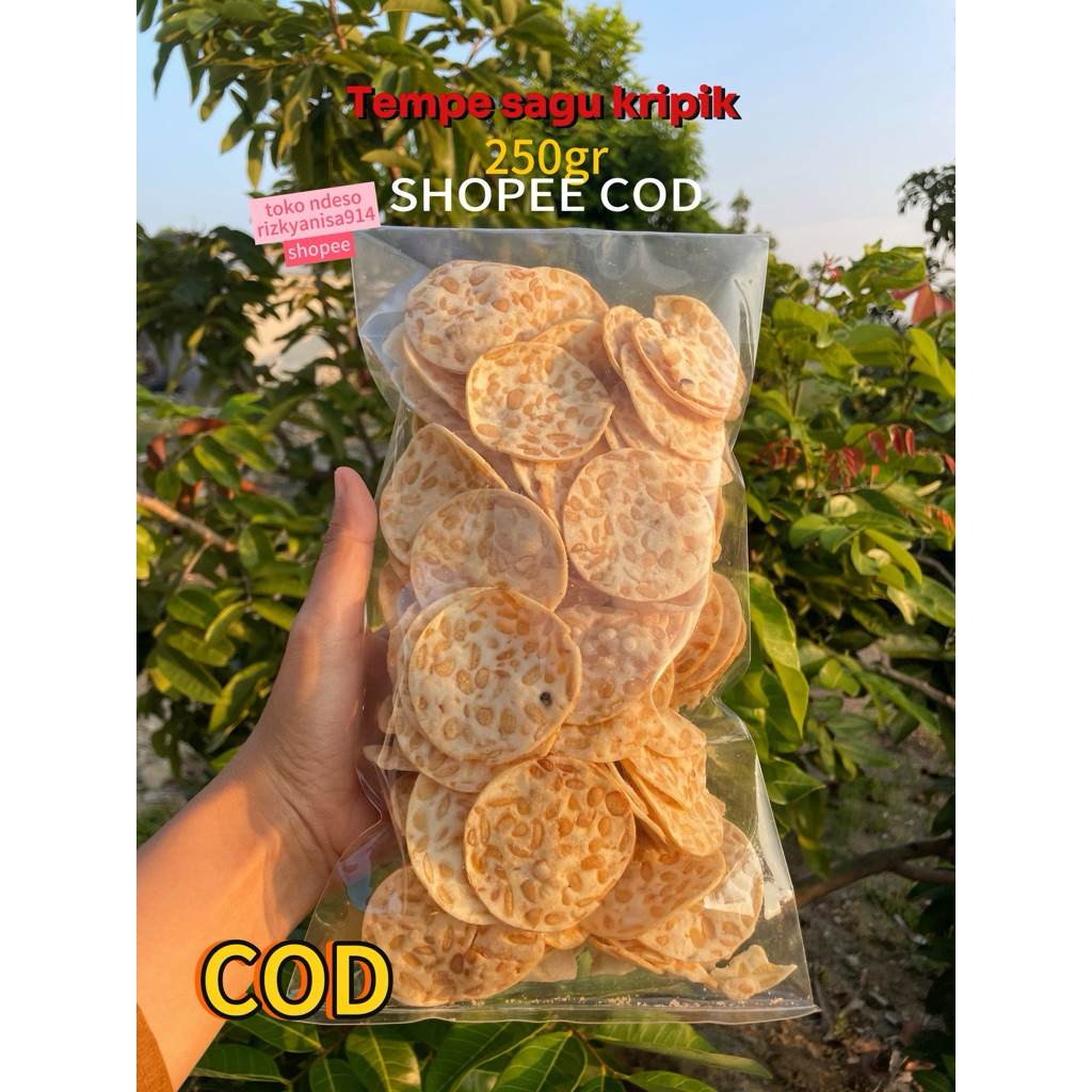 

PROMO MURAH TEMPE KRIPIK SAGU 250 gram seperempat kilo