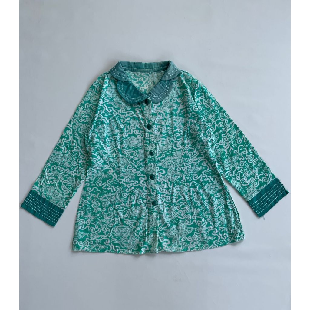 Batik Wanita Motif Mega Mendung Tosca 086