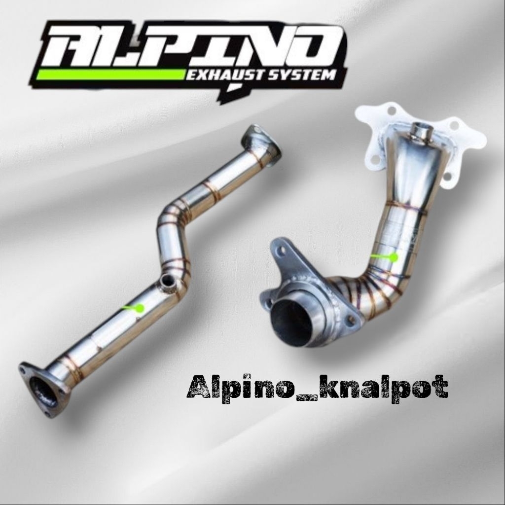 Alpino downpipe fronpipe honda Brio