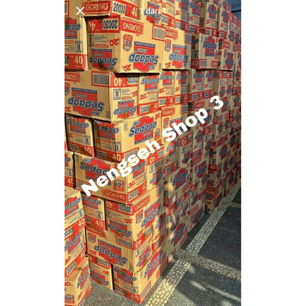 

( LANGSUNG KIRIM ) TANPA PO MIE SEDAAP GORENG 1 DUS/KARTON ISI 40 PCS