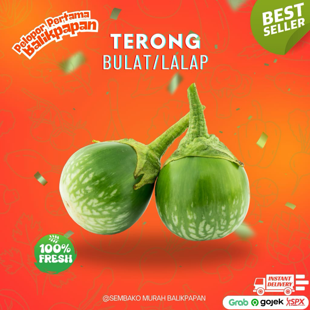 

terong bulat/terong lalap