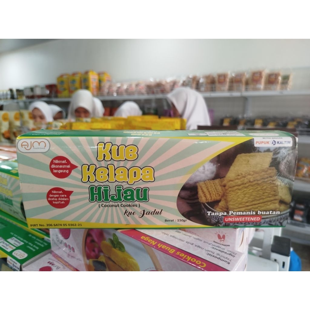 

KUE KELAPA HIJAU COCONUT COOKIES KUE JADUL KHAS BONTANG KHAS KALIMANTAN TIMUR 500 GRAM