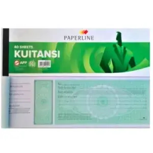 

Paperline kuitansi size tanggung 40 lembar