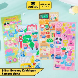 

Stiker Cartoon DIY Dekorasi Bear Cute