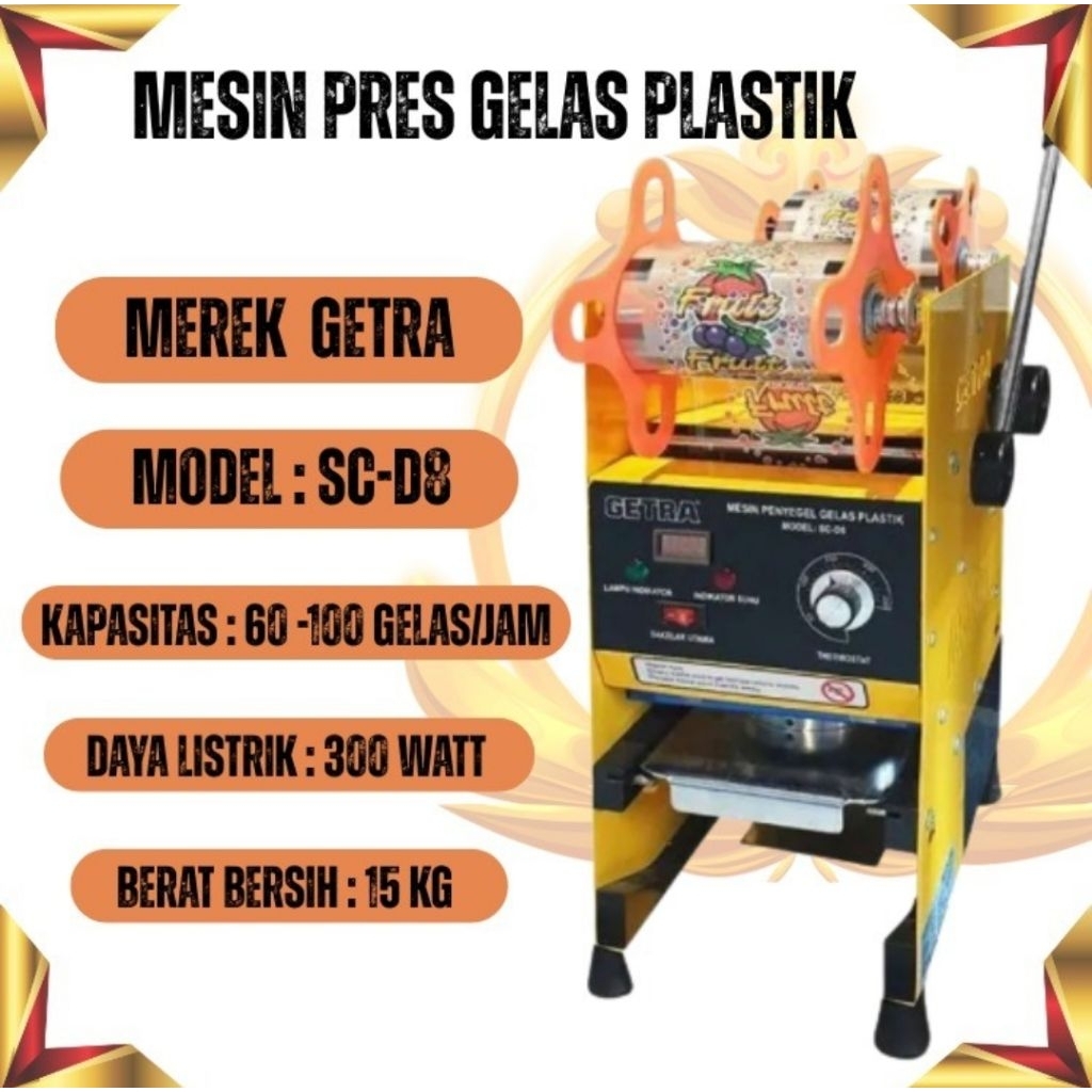 MESIN PRES CUP GETRA BEKAS