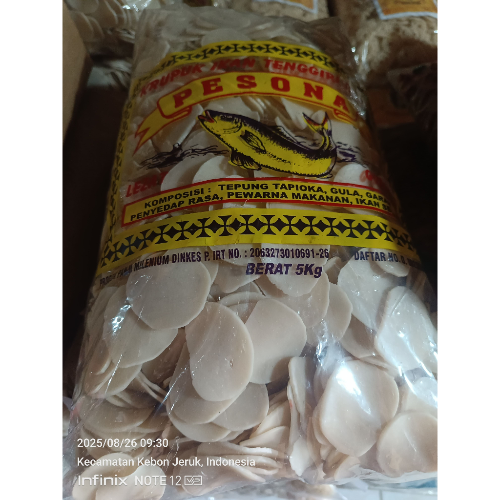 

Krupuk Ikan pesona Lonjong dan Bulat