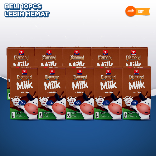 

DIAMOND MILK UHT CHOCOLATE 125 ML BELI 10 PCS LEBIH HEMAT