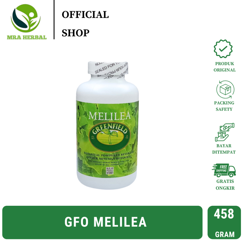 Melilea Greenfield Organic GFO 458 Gr | Serbuk Minuman Botanikal GFO Melilea