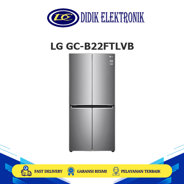 Kulkas 4 Pintu LG GC-B22FTLVB 464 liter Side by Side LG 4 Pintu GCB22