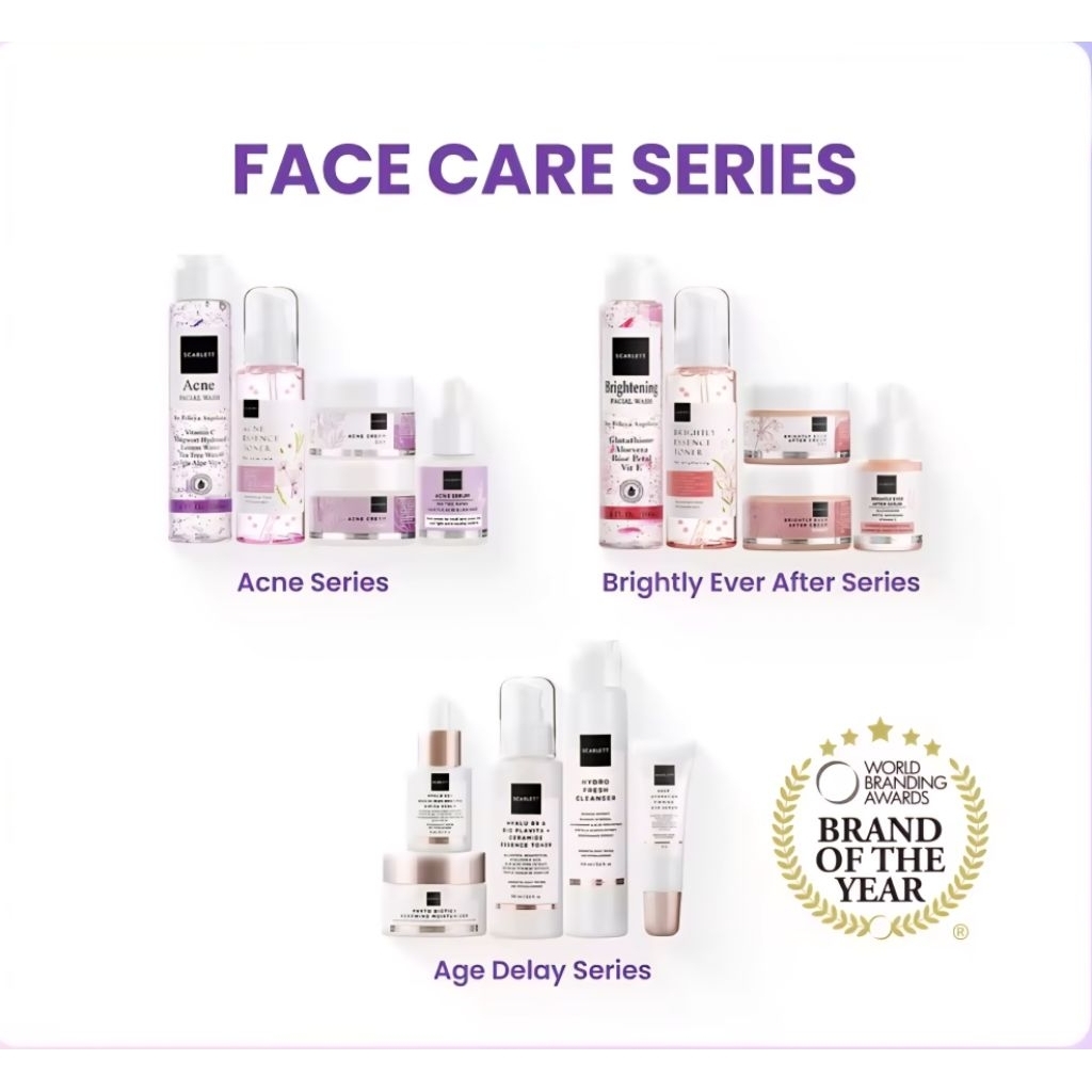 [ Cuci Gudang ] SCARLETT Skincare All Variant Original 100% Box Reject | Baca Deskripsi