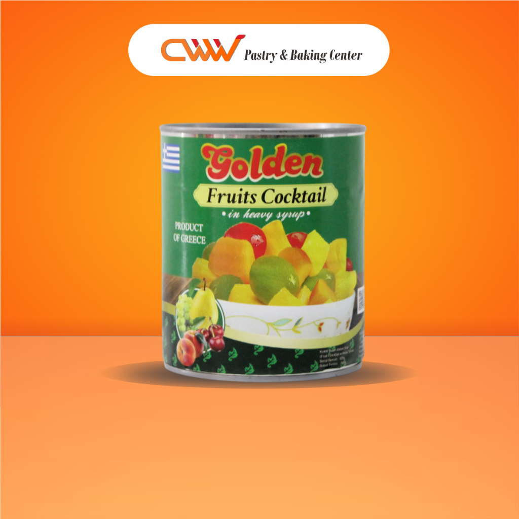 

Golden Fruits Cocktail In Syrup Buah Potong Kaleng Minuman Es Campur