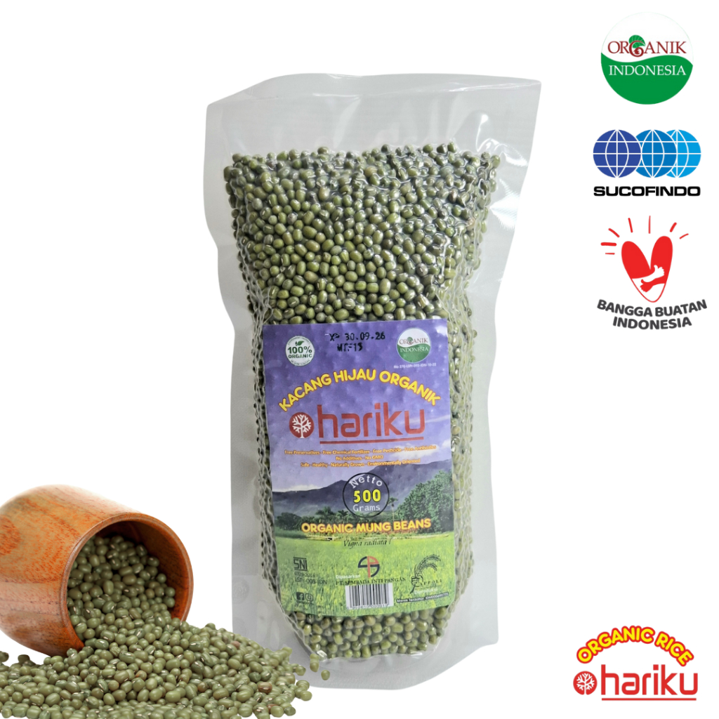 

HARIKU Kacang Hijau Organik 500 gram