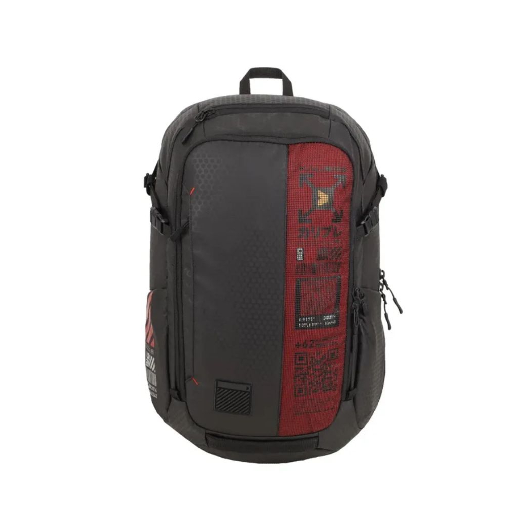 Kalibre Cyberspace 01 artikel 911691019 Black Red Backpack Ransel Tas Punggung