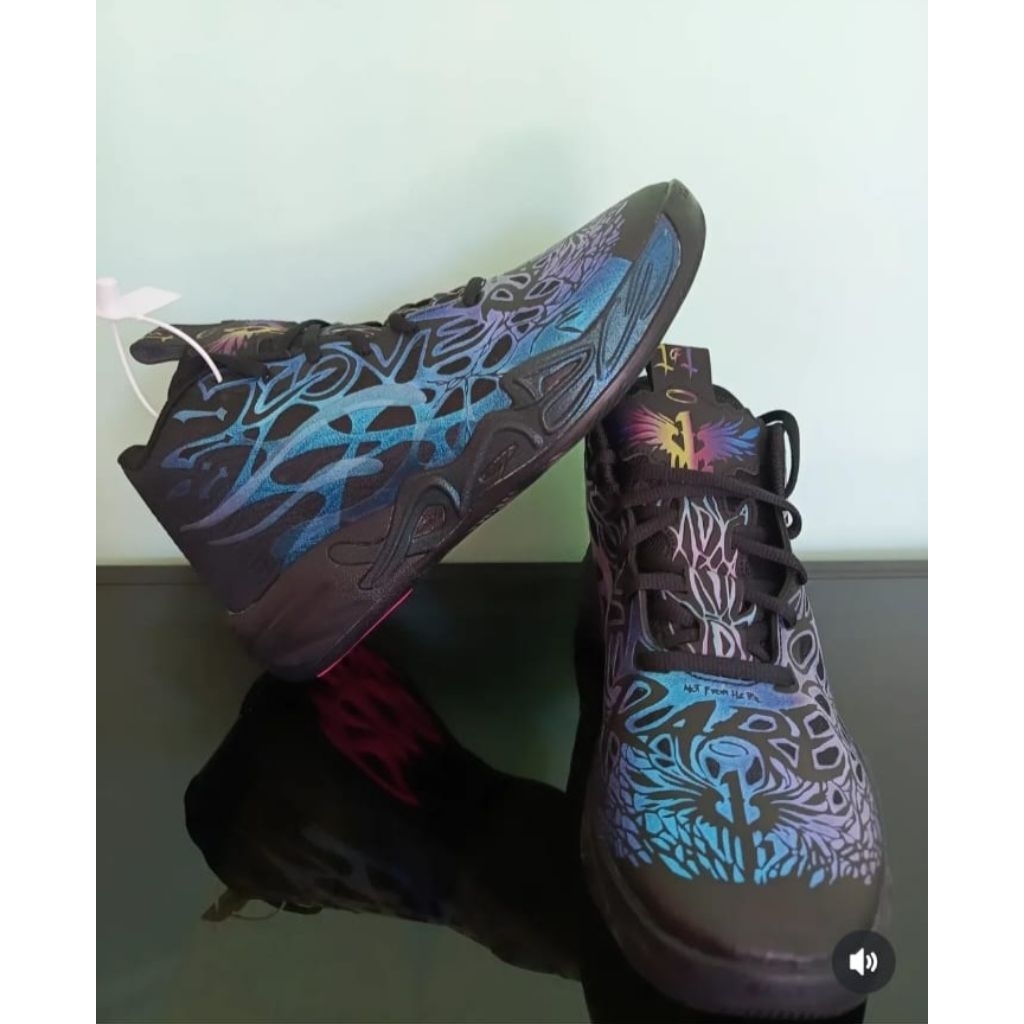 puma melo 4 sepatu basket