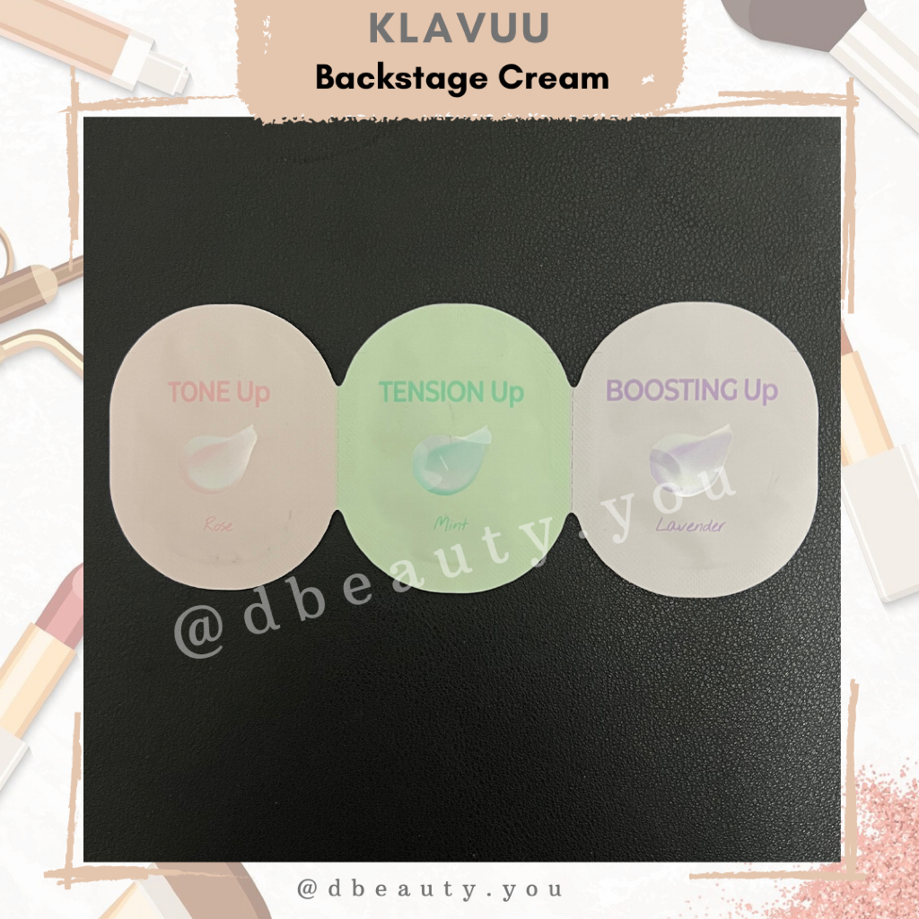 KOREA sachet size / travel size ROUNDLAB Sunscreen / Klavuu Backstage Cream