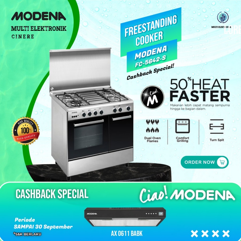 FREESTANDING COOKER MODENA FC 5642 S