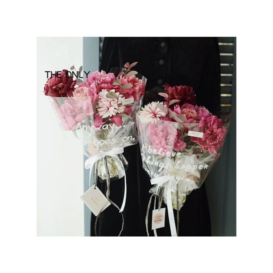 

Plastik Bungkus Bunga Buket Instan Wrapping Bening Transparant