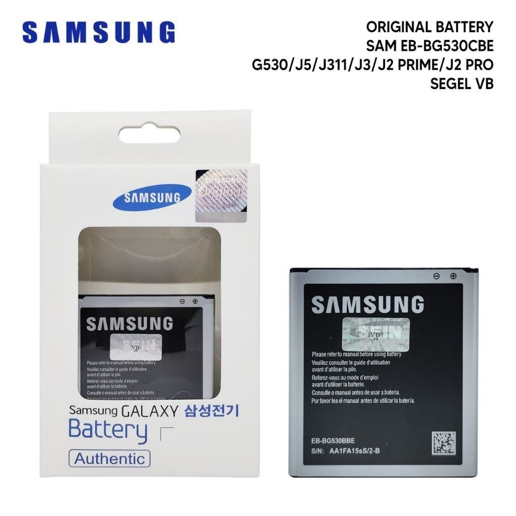 BATERAI BATRE BATRAI SAMSUNG GALAXY J2 PRIME/J3/J311/J5/J2 PRO/G530H /EB-BG530CBE ORIGINAL