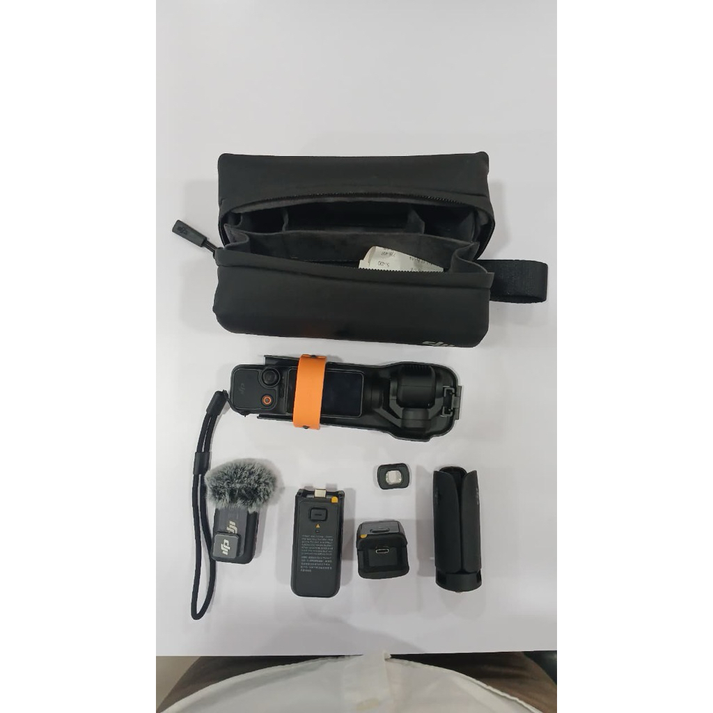 DJI Osmo Pocket 3 Creator Combo Second Fullset Mulus – Kamera Vlog 4K Stabilizer Gimbal