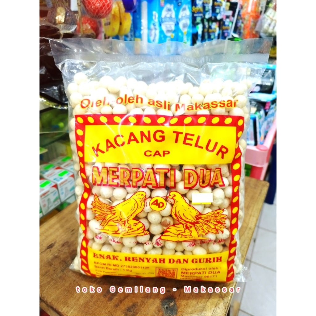 

Kacang Telur Cap Merpati Dua Oleh Oleh Khas Makassar