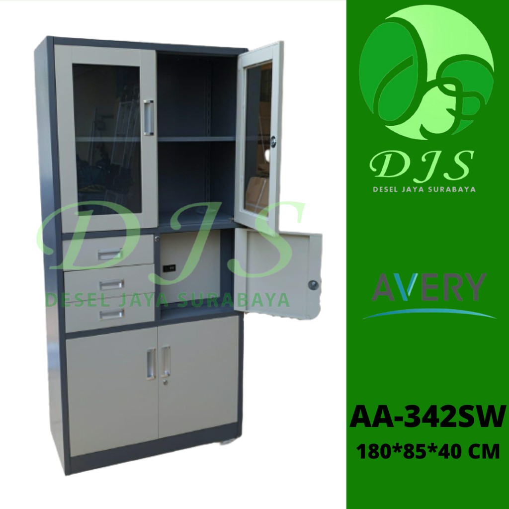 Lemari Arsip Besi AA-343SW - Lemari Arsip Besi - Lemari Brangkas Besi