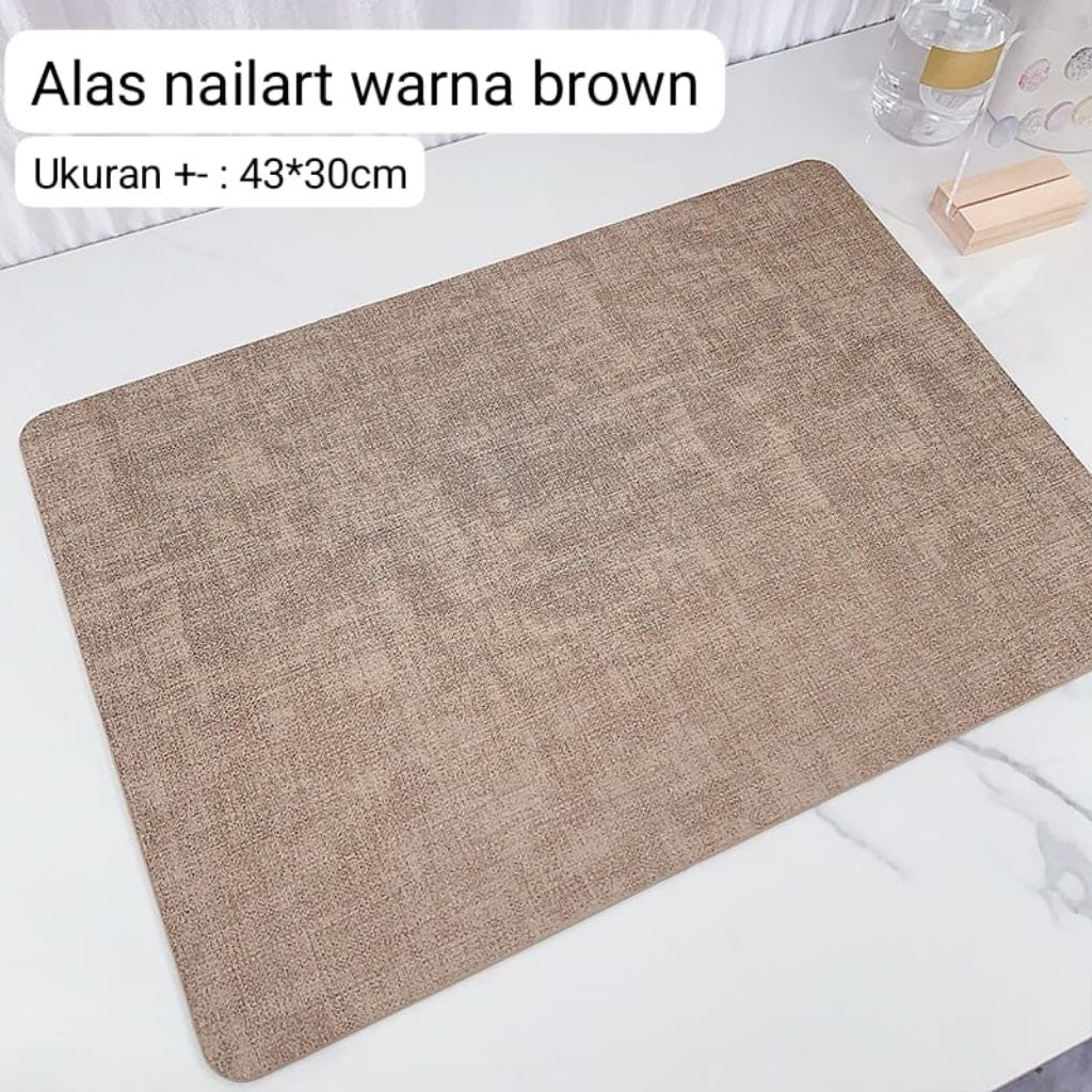 Alas meja nail art kuku taplak meja nail art