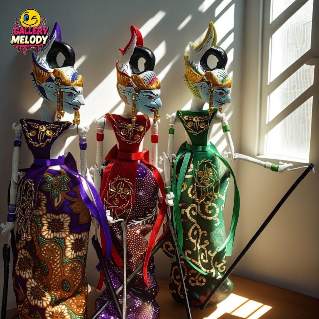 Wayang Golek Mini Gatotkaca 30cm (satuan)