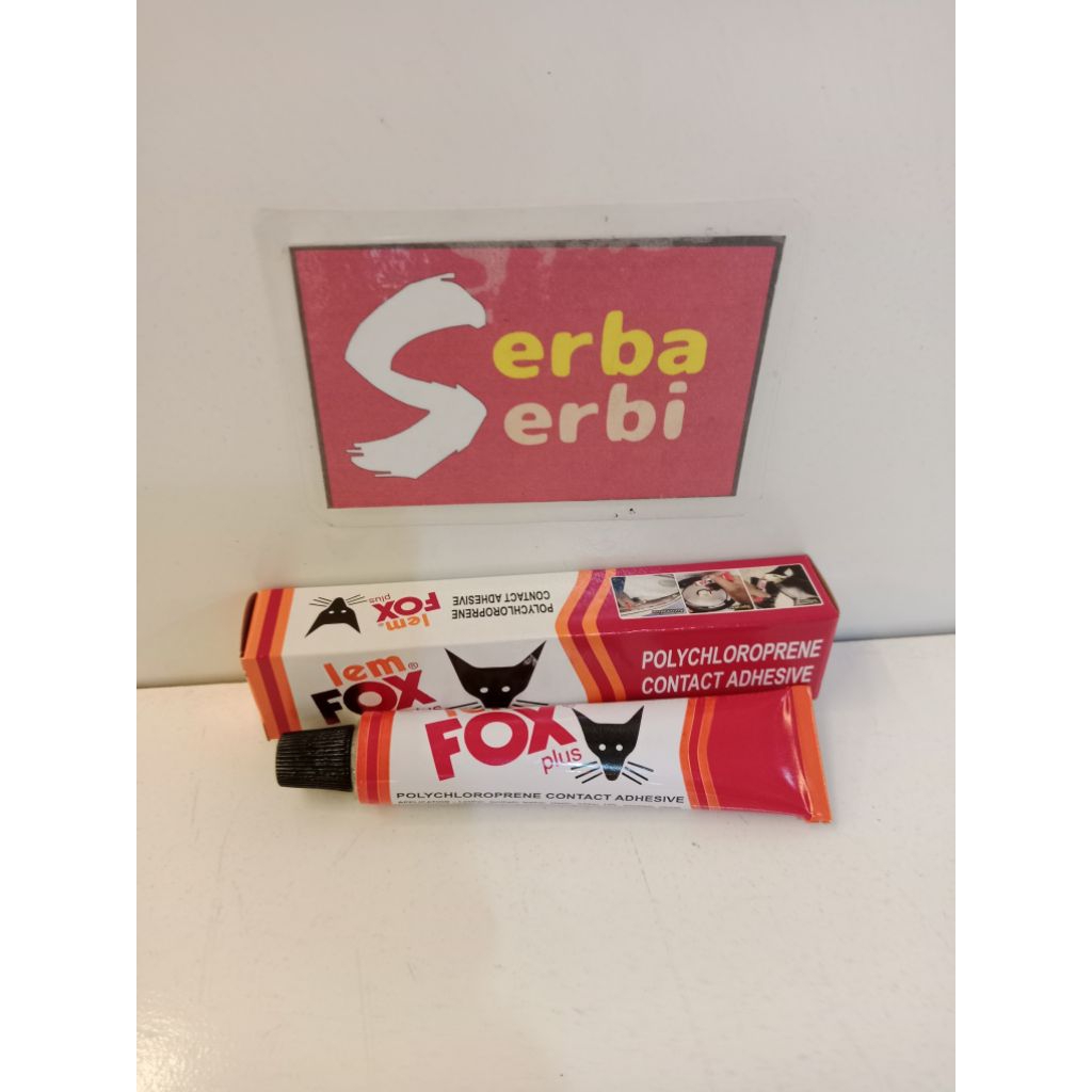 

*/LUSIN 12PCS 20GR TUBE FOX PLUS*Lem perekat kuning serbaguna