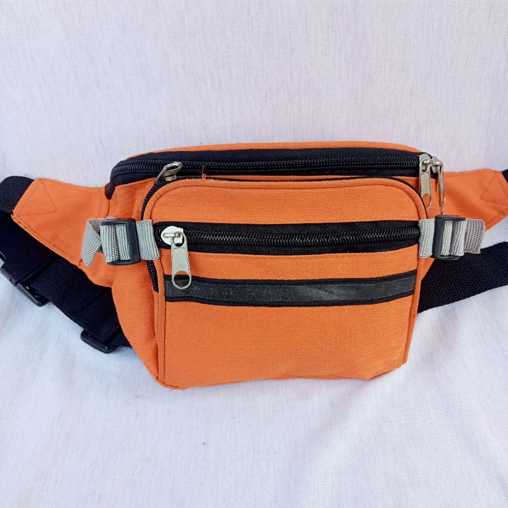 Tas Waist Bag Wb anak remaja Oren Preloved Second