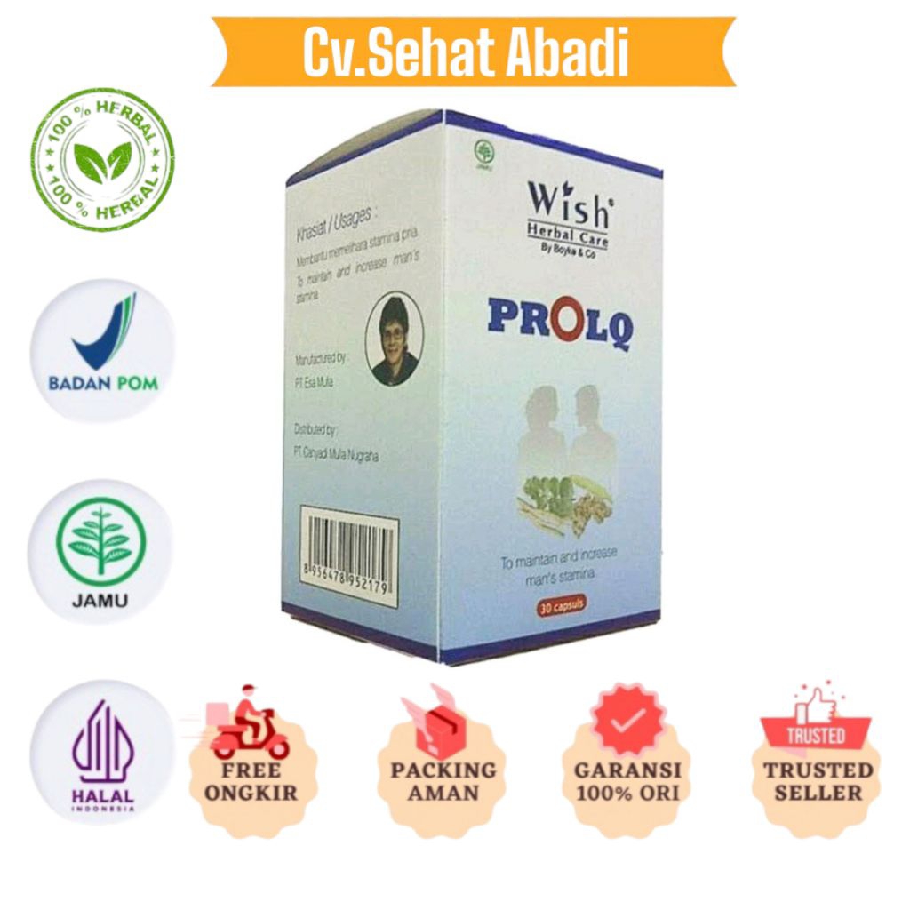 WISH ProLQ - Pro LQ SuplemenStamina Pria herbal by Dr.Boyke