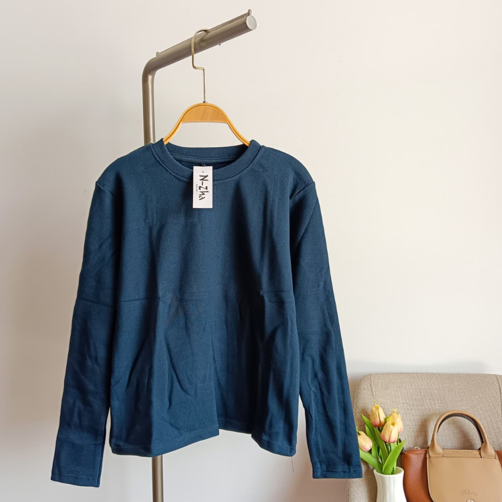 Atasan wanita lengan panjang model kekinian/pakaian wanita/kaos cewek/ramise